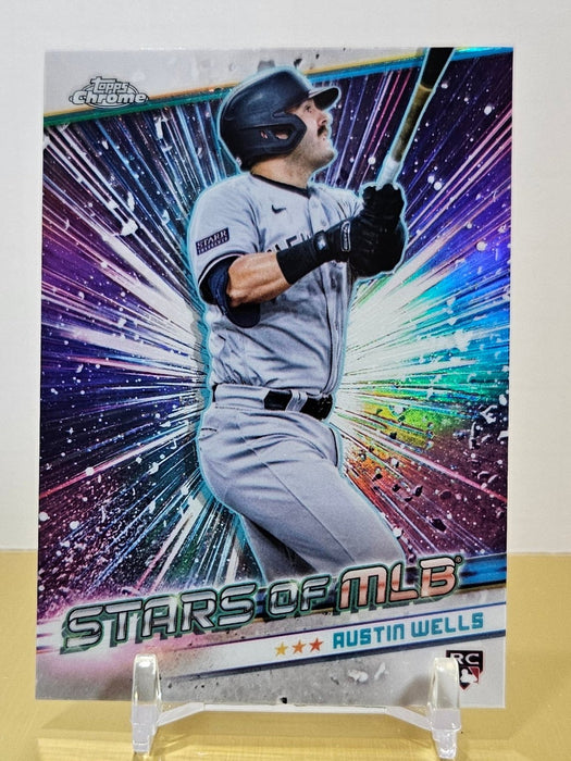 Austin Wells 2024 Topps Update Chrome #CSMLB-77 Stars of MLB NY Yankees