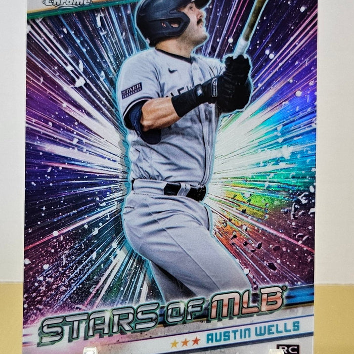 Austin Wells 2024 Topps Update Chrome #CSMLB-77 Stars of MLB NY Yankees