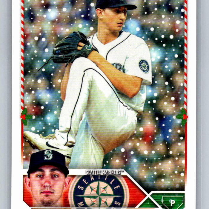 George Kirby 2023 Topps Holiday Baseball #H3 Seattle Mariners