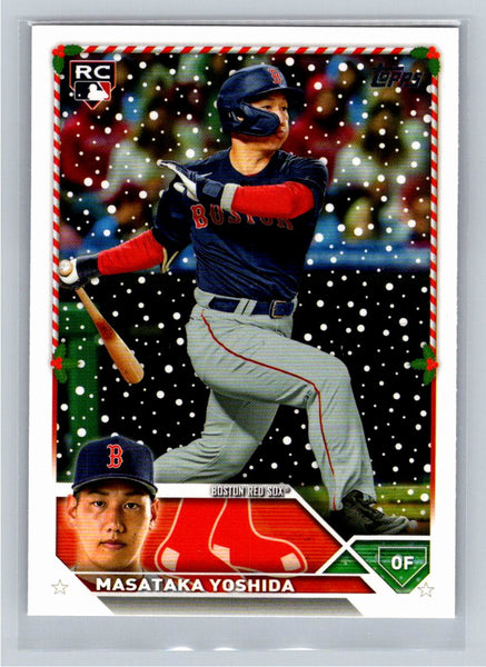 Masataka Yoshida 2023 Topps Holiday Baseball #H8 RC Boston Red Sox