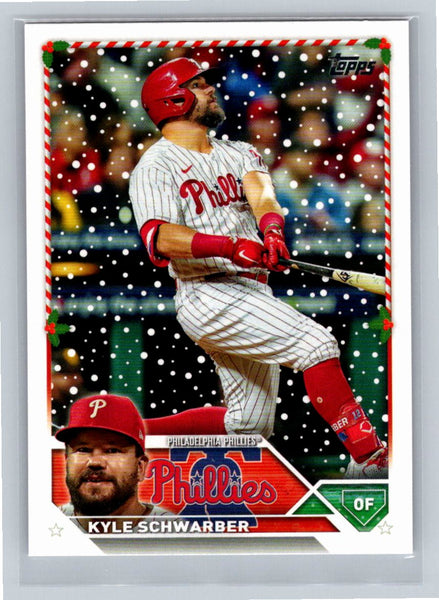 Kyle Schwarber 2023 Topps Holiday Baseball #H9 Philadelphia Phillies