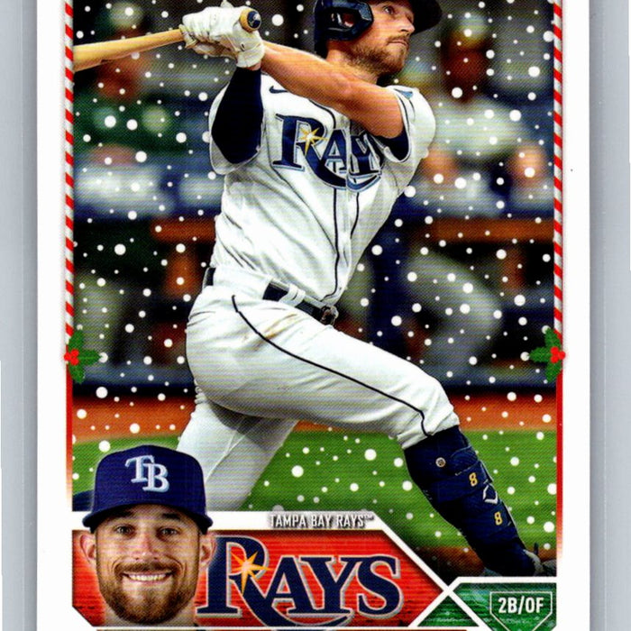 Brandon Lowe 2023 Topps Holiday Baseball #H20 Tampa Bay Rays