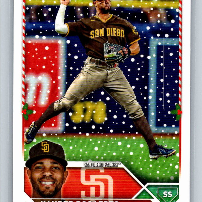 Xander Bogaerts 2023 Topps Holiday Baseball #H21 Boston Red Sox