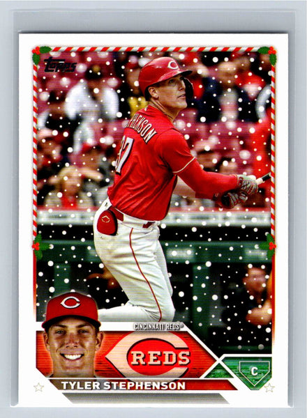 Tyler Stephenson 2023 Topps Holiday Baseball #H30 Cincinnati Reds