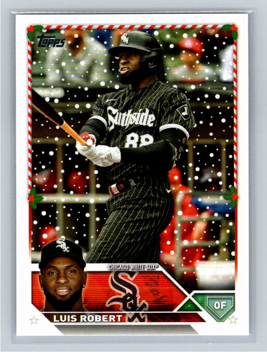 Luis Robert 2023 Topps Holiday Baseball #H37 Chicago White Sox