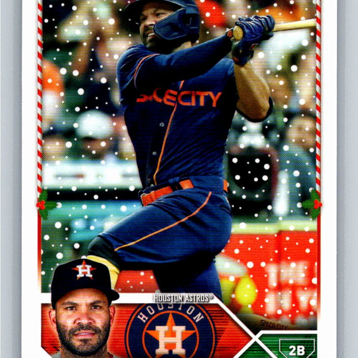 Jose Altuve 2023 Topps Holiday Baseball #H47 Houston Astros 2B