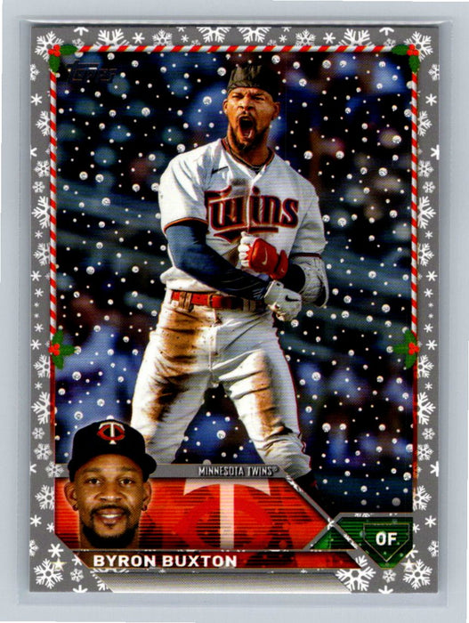 Bryon Buxton Metallic 2023 Topps Holiday Baseball #H49 Minnesota Twins