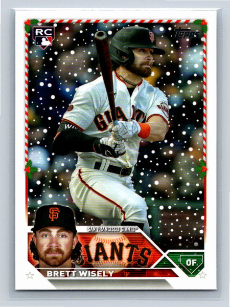 Brett Wisely RC 2023 Topps Holiday Baseball #H56 San Francisco Giants