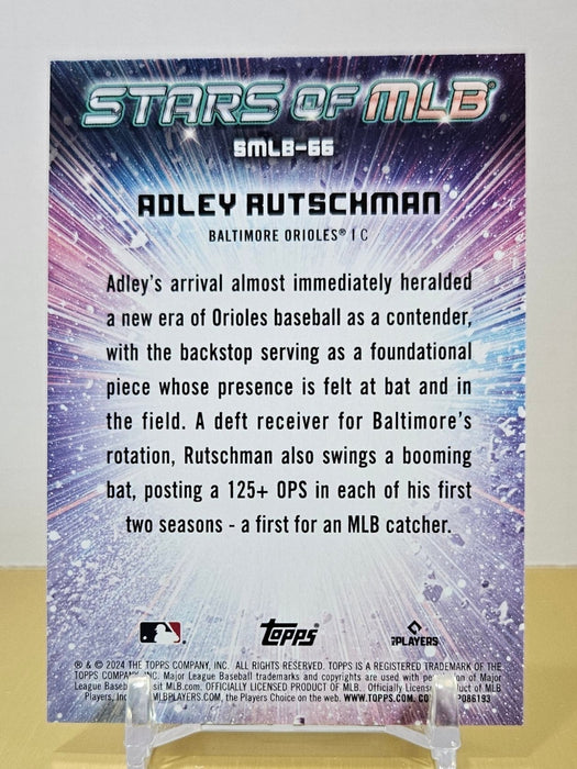 Adley Rutschman 24 Topps Update #SMLB-66 Stars of MLB Baltimore Orioles