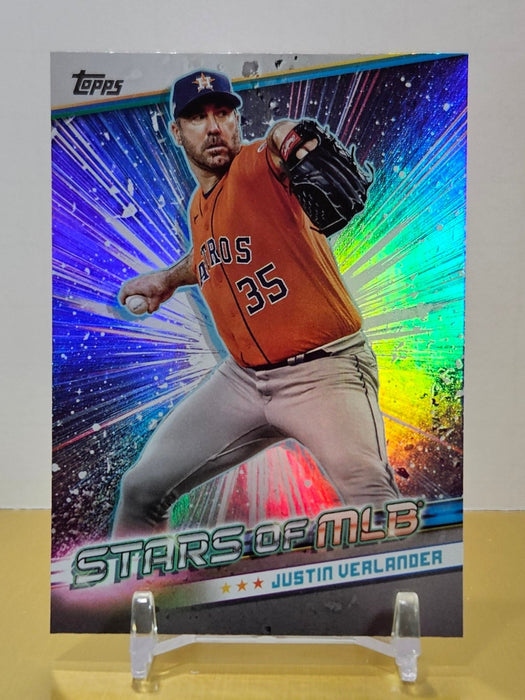 Justin Verlander 24 Topps Update #SMLB-68 Stars of MLB Houston Astros