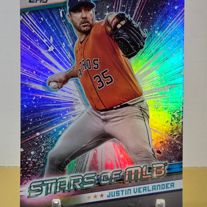 Justin Verlander 24 Topps Update #SMLB-68 Stars of MLB Houston Astros