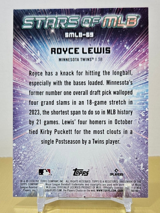 Royce Lewis 24 Topps Update #SMLB-69 Stars of MLB Minnesota Twins