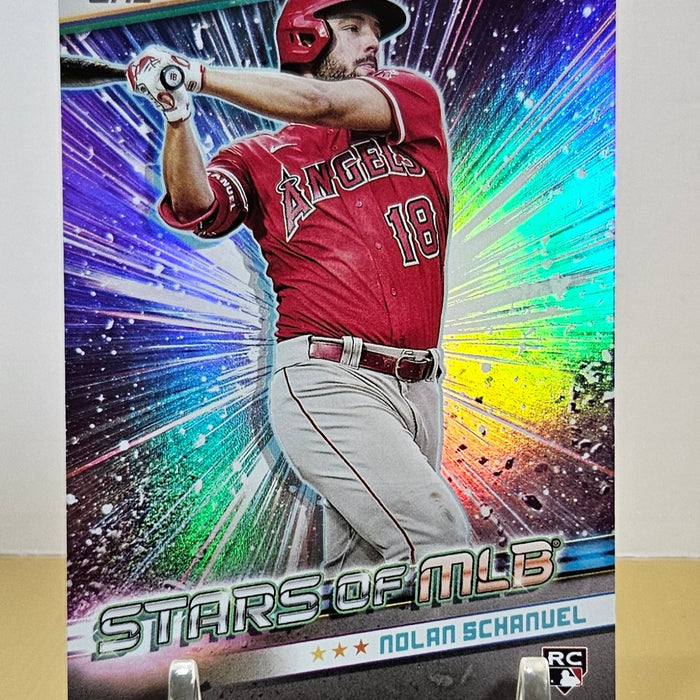 Nolan Schanuel RC 24 Topps Update #SMLB-73 Stars of MLB Angels