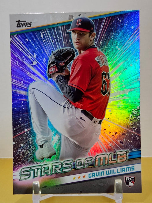 Gavin Williams RC 24 Topps Update #SMLB-74 Stars of MLB Cleveland Guardians