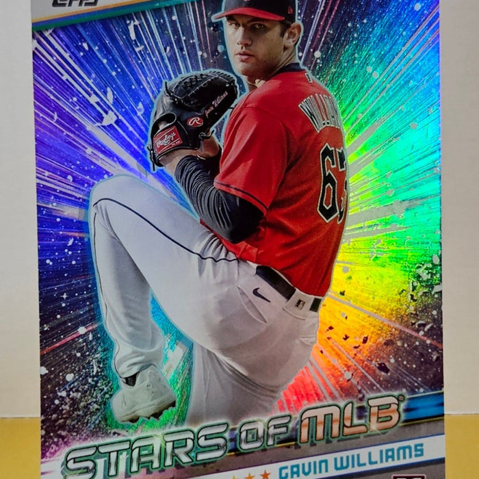 Gavin Williams RC 24 Topps Update #SMLB-74 Stars of MLB Cleveland Guardians