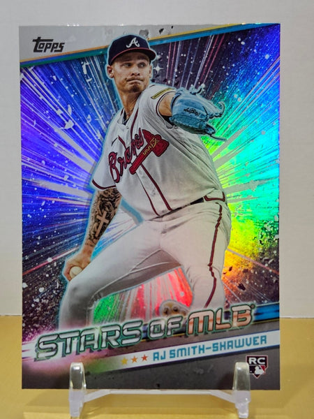 AJ Smith-Shawver RC 24 Topps Update #SMLB-75 Stars of MLB Atlanta Braves