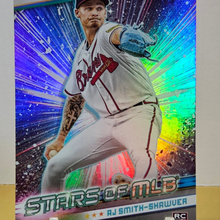 AJ Smith-Shawver RC 24 Topps Update #SMLB-75 Stars of MLB Atlanta Braves