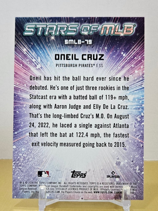 Oneil Cruz 24 Topps Update #SMLB-79 Stars of MLB Pittsburgh Pirates