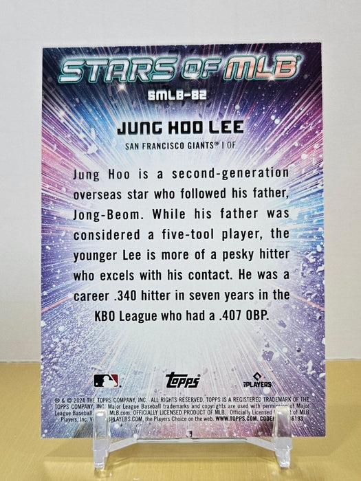 Jung Hoo Lee RC 24 Topps Update #SMLB-82 Stars of MLB SF Giants