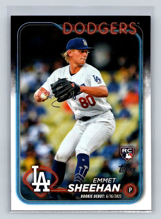 Emmet Sheehan RC 2024 Topps Update #US141 LA Dodgers