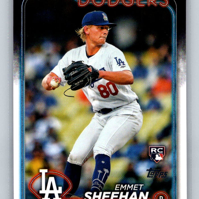 Emmet Sheehan RC 2024 Topps Update #US141 LA Dodgers