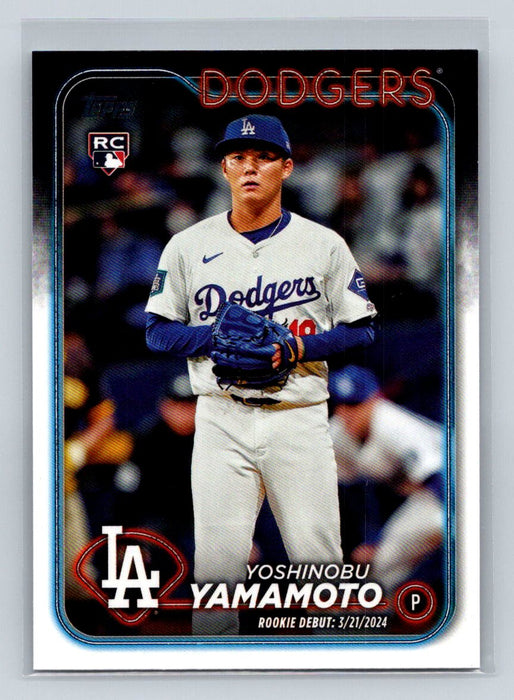 Yoshinobu Yamamoto RC 2024 Topps Update #US149 LA Dodgers