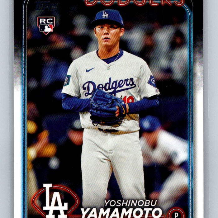 Yoshinobu Yamamoto RC 2024 Topps Update #US149 LA Dodgers