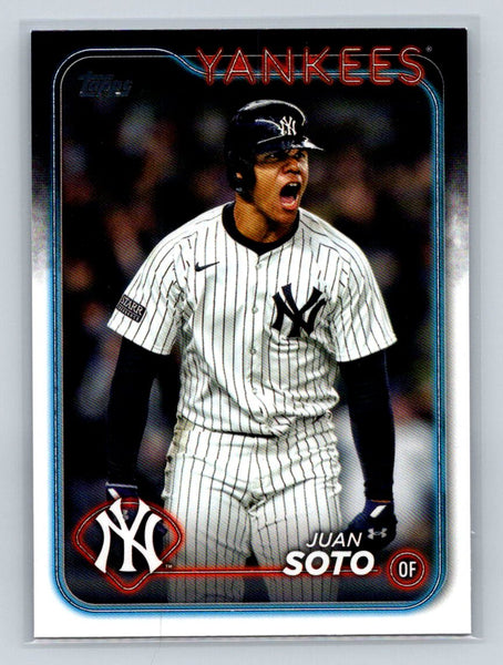 Juan Soto #US1 2024 Topps Update NY Yankees