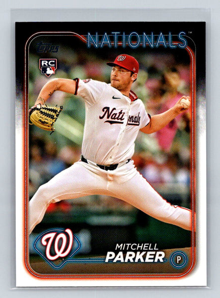 Mitchell Parker #US5 RC 2024 Topps Update Washington Nationals